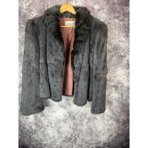 Vintage Switzer's Fur Coat Women's L Rabbit Old Money Luxury Formal Penny Lane